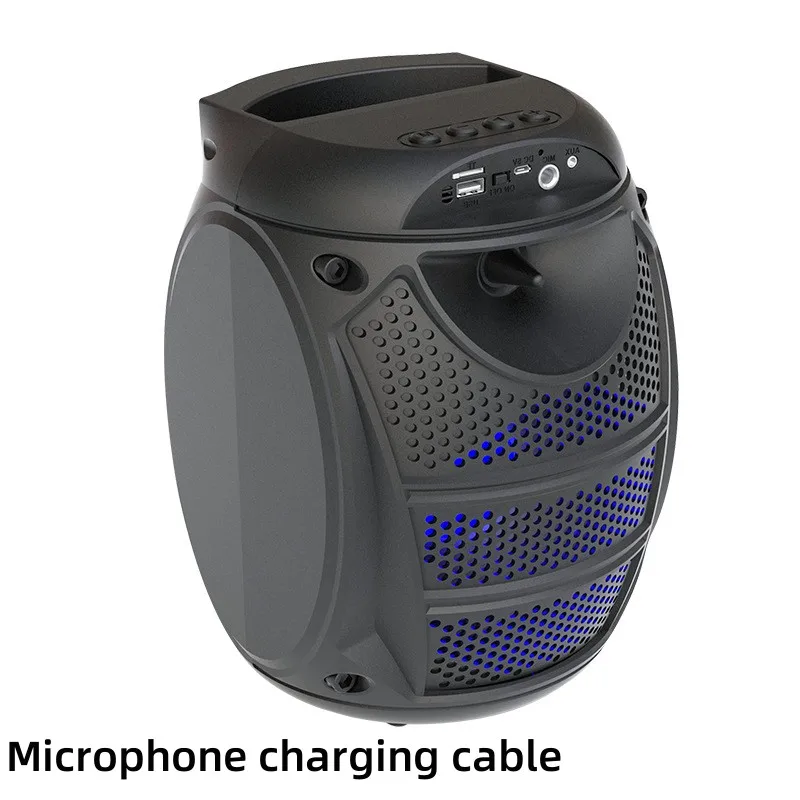 

High power Bluetooth speaker Portable wireless Bluetooth speaker Home outdoor button Bluetooth speaker Desktop subwoofer Wireles
