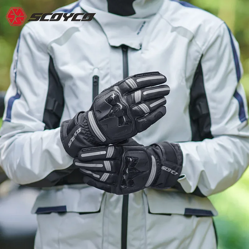 

Winter Motorcycle Gloves Men's Motorcycle Riding Gloves Off-Road Motorcycle Gloves TPU Protective Casing Drop Wear-Resistant