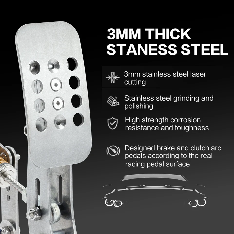 SIM JACK 油圧ペダル 最上位モデル PRO-P3-H3-DB SIM JACK 油圧ペダル