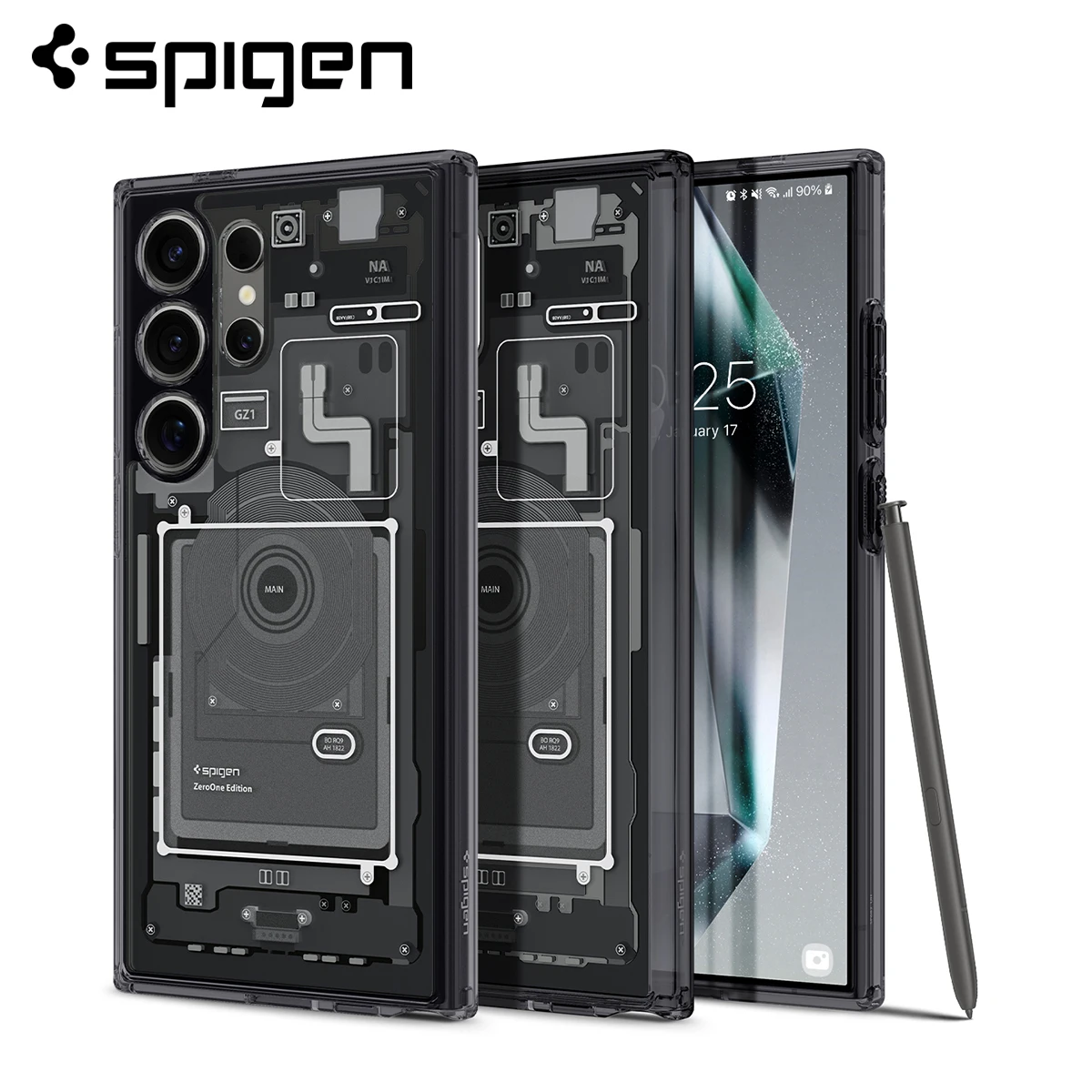 

Ультрагибридный чехол Spigen Zero One для Samsung Galaxy S24 Ultra