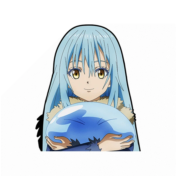  Alexiss That Time I Got Reincarnated As A Slime Rimuru Tempest  Ranga Slime Funny Sticker for Phone, Laptop, Skateboard, Car, Colorful  Sticker, Pack 4 Pcs Size 3 Inch : Electronics