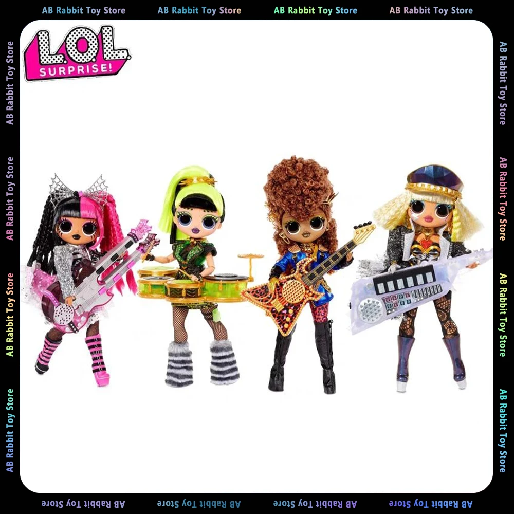 

Original LOL Surprise Doll OMG Fashion Rock Action Figure Big Sister High School Figurine Record Box Music Doll Girl's Toy Gift