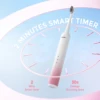 SEJOY Fade Color Oral Cleaning Personal Sonic Electric Toothbrush Care Appliances IPX7 6 Modes Smart Rechargeable Automatic 4