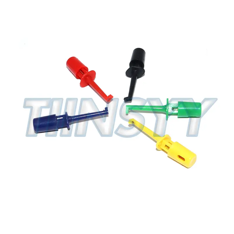 10PCS SMD IC Test Hook Clips Copper Mini Grabber for Multimeter Test Lead Electrical Accessories image 1