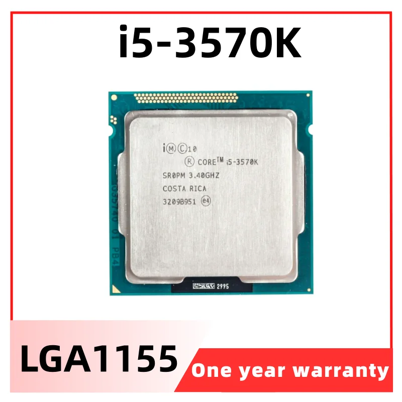

Core i5 3570K 3,4 ГГц 6 Мб 5.0gt/s LGA 1155 22 нанометры ЦПУ Процессор четырехъядерный
