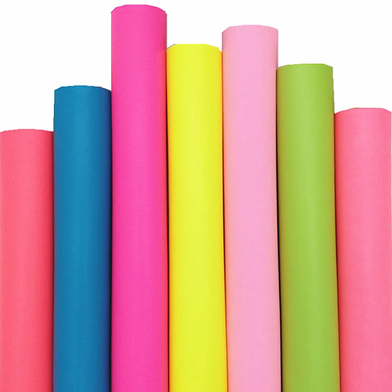 Neon Colors Synthetic Leather Fabric Sheets Summer Faux Fabric Vinyl with Soft Felt Backing Glitter For Bows DIY 21x29CM Q1226