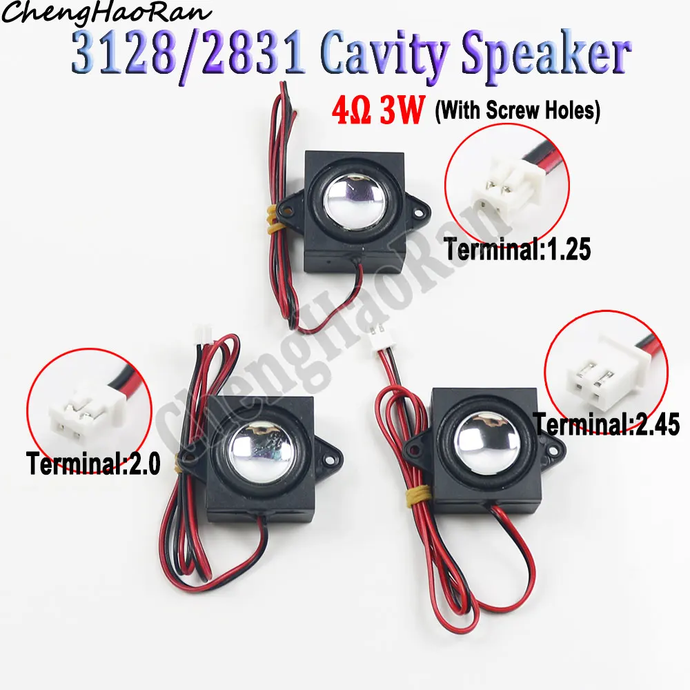 1 Pc 2831/3128 speakers 4 ohm 3W Watt Full-range Sound Speakers Single Cavity Mini High quality Cabinet Yang Speaker Accessories