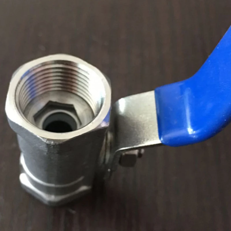 DN50 One Piece Design Thread Ball Valve 2Inch Soft Sealing PTFE Ball Valve