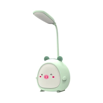 귀여운 동물 만화 램프, USB 충전식 LED 독서등, 눈 보호, 다채로운 야간 조명, 토끼 조명, 신제품