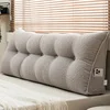 Large Triangular Headboard Wedge Bed Rest Reading Pillow Backrest Positioning Support Bolster Cushion with Removable Cover 6