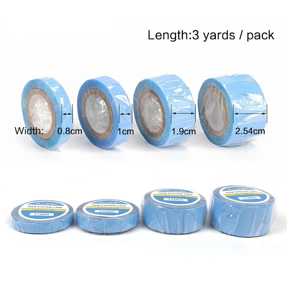 Double sided tape wig glue hair bonding glue hair extension tape lace wig glue hair tape wig tape wig install kit 3Yards For Lace Wigs