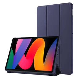 Premium Silicone Foldable Case with Auto Sleep/Wake Cover for RedMi Pad 2 11 2025 (Dark Blue)
