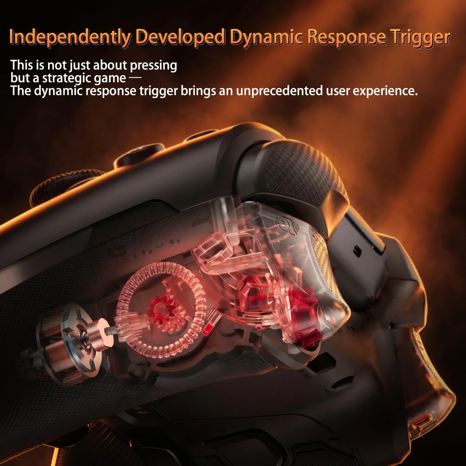 Gamepad For Playstation 5 PS5/PC, Wireless Controller W/Adaptive Triggers Haptic Feedback Dual Shock Linear Motor Game Controle - 5