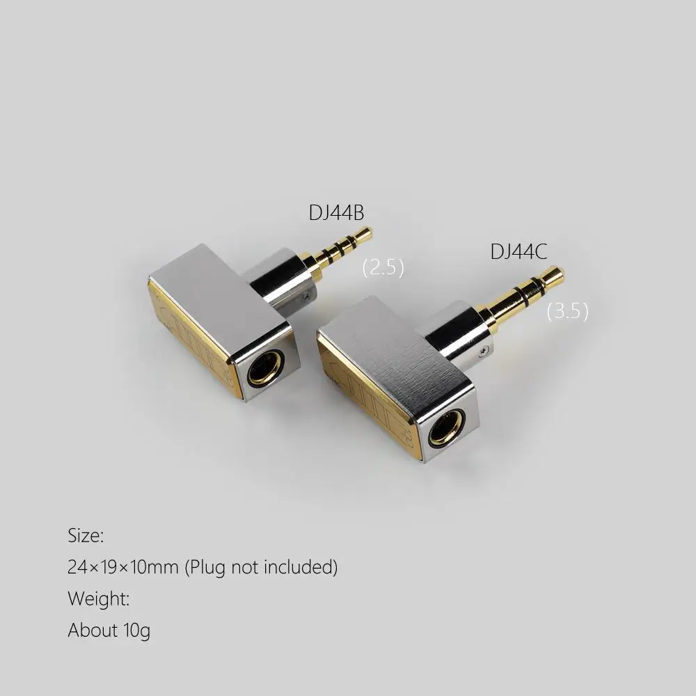 DD DJ44B DJ44C Female 4.4 Balanced Adapter Apply To 4.4mm Balance Earphone Cable For Astell&Kern, FiiO, Etc.