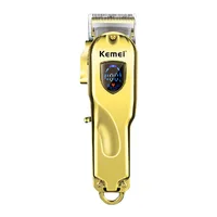 Kemei KM-2010 – tondeuse électrique pour Salon de coiffure, rétro, huile, tête Tuhao, or, barbier professionnel 4
