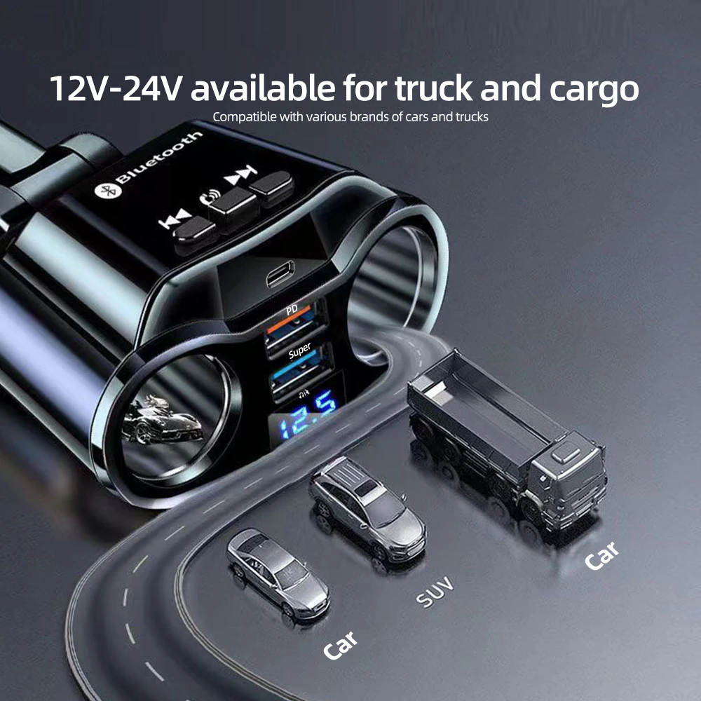 12V Dual USB Presa Accendisigari Per Auto Splter 12V - Foto 3