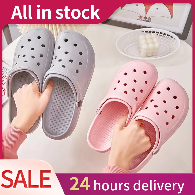 

Fashion Sandals Waterproof Slippers Women Shoes Summer Outdoor Slides Soft Sole Garden Shoes Indoor Nursing Clogs Sandals