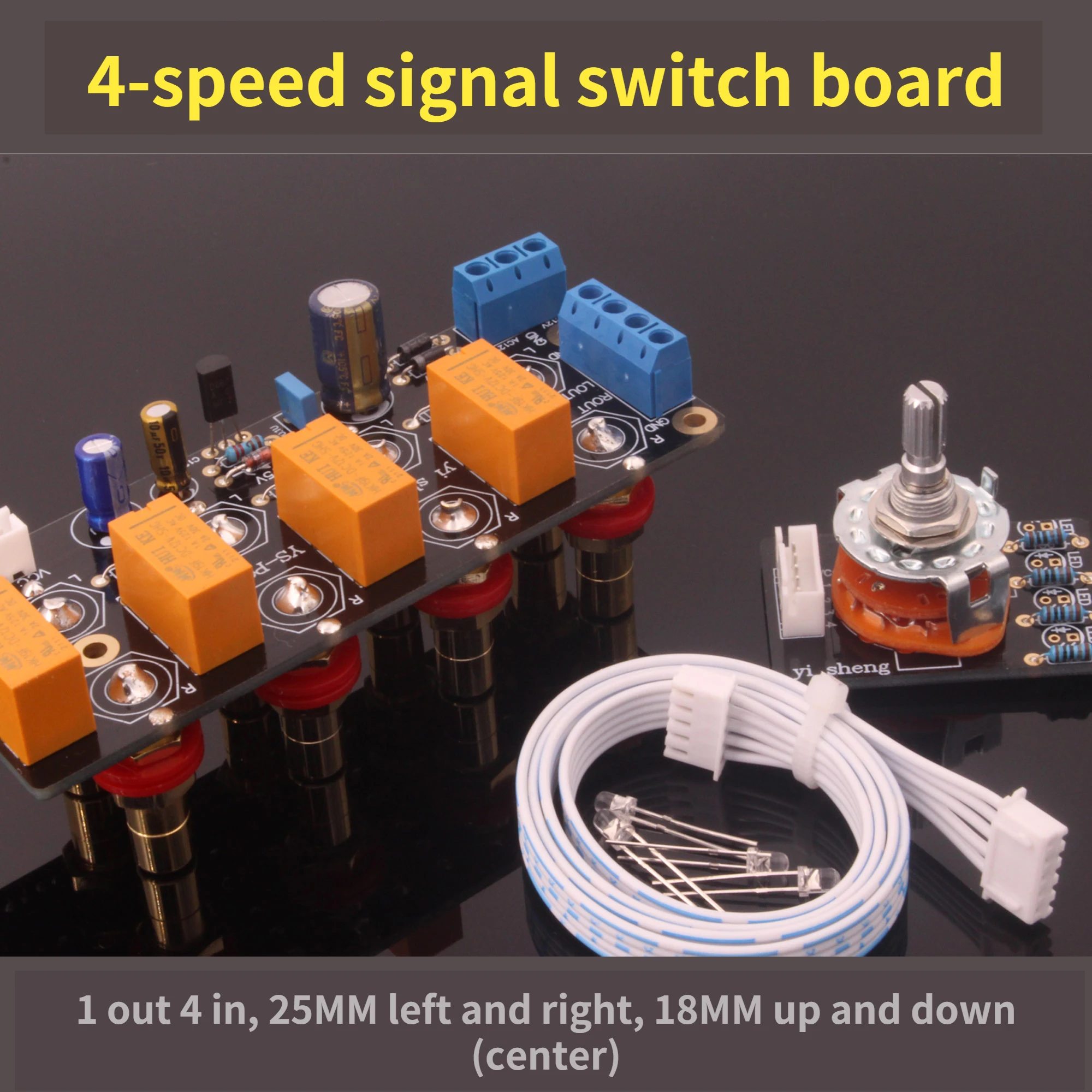 Amplifier Chassis Signal Selection Switch Board Audio Source Signal