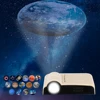 Earth Moon Projection Lamp Star Projector Planet Projector Background Atmosphere Led Night Light for Kids Bedroom Wall Decor 1