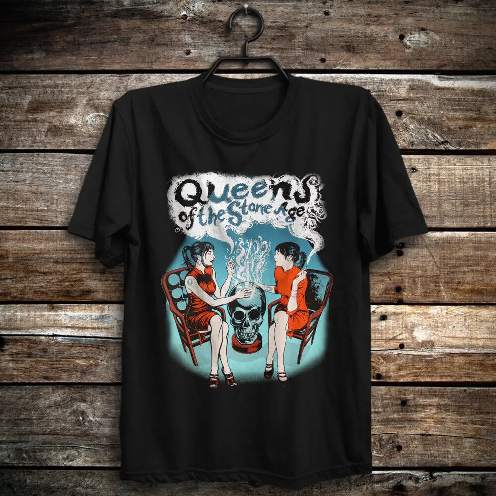 Maglietta In Cotone Amante Della Musica Magliette Retrò Di Pietra Età Kyuss Josh Homme Maniche Lunghe O Corte