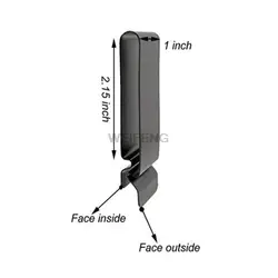 Tactical Metal Belt Clip Clasp for Holster and Hunting Accessories (Black)