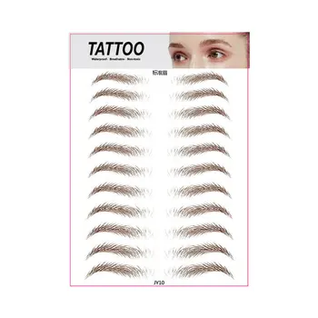 O.TWO.O New Arrival Eyebrows Sticker 4D Hair Like Eyebrow Makeup Waterproof Easy To Wear Lasting Nutural Eyebrow Tattoo Stickers 5