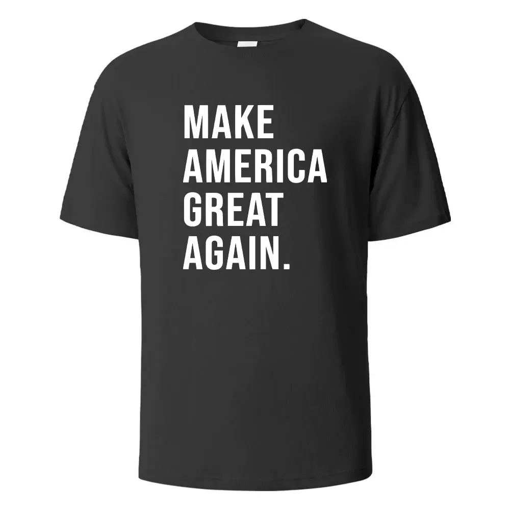 

Make America Great Again Print T-Shirt Streetwear Casual Short sleeved Tops Summer Tees For Men Women 100%Cotton O-neck Oversize