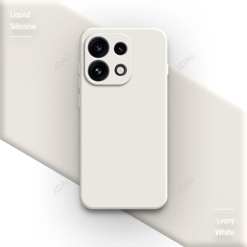 Sleek Liquid Silicone Phone Case - Original Square Design