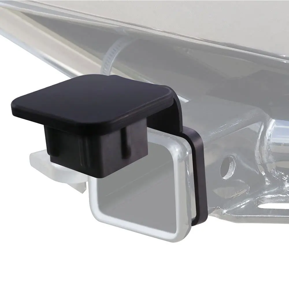 2 inch Trailer Hitch Tube Cover Rubber Tow Hook Cover Plug Cap Insert