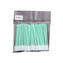 50PCS Enhanced Polyester Fiber Cleaning Sponge Cloth Swabs (Green)
