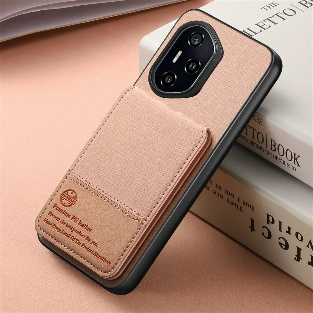 Luxury Leather RFID Card Case & Back Cover