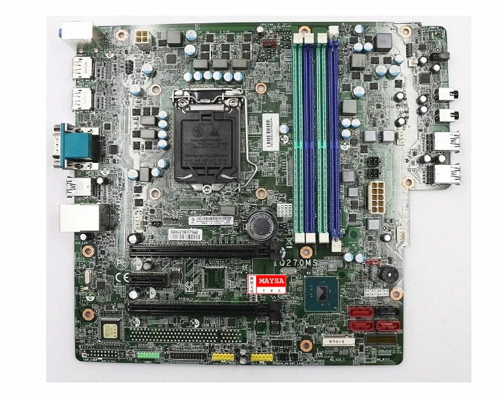 Iq270Ms Per Lenovo M610 M910T M710S E95 Scheda Madre Desktop 00 Xg204 00 Xg209 Q270 Ddr4 Lga1151 Scheda Madre Testata Al 100% Completamente Funzionant