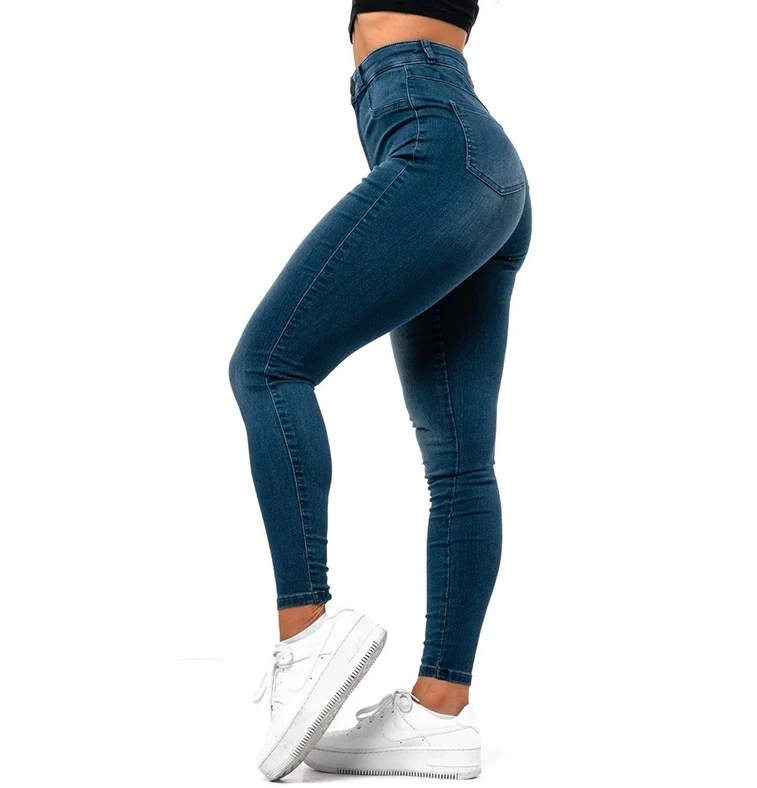 New Hot Selling Women's Pants 2023 New Fashion Elegant High Waist Elastic Hip Lifting Denim Underpants Women's Pants