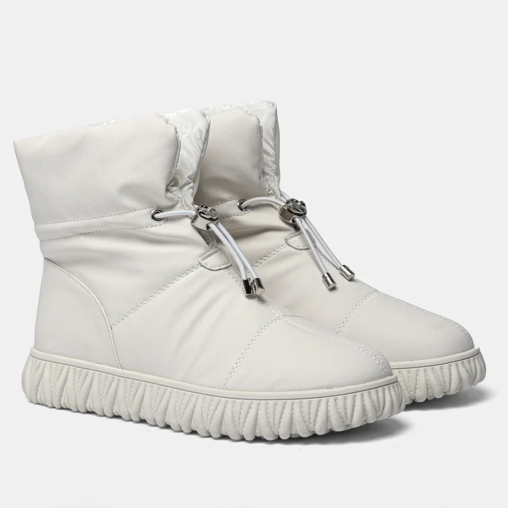 

Snow Boots Women Non Slip Waterproof Winter Thick Platform Slippers For Women Fur Warm Ankle Boots Cotton Shoes Botas De Mujer