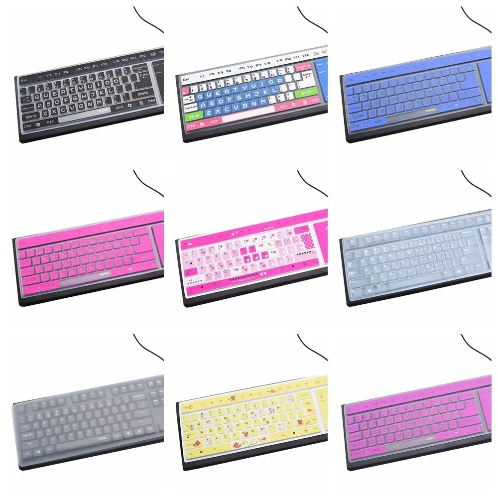 Universal Desktop Keyboard Protective Film - Full Coverage Dustproof Keypad Skin