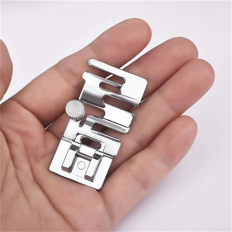 Metal Sewing Foot Presser for Elastic Fabric and Bands