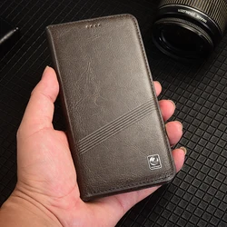 Premium Genuine Leather Flip Wallet Case - Ultra Slim Design for Oukitel WP30 Pro (Grey)