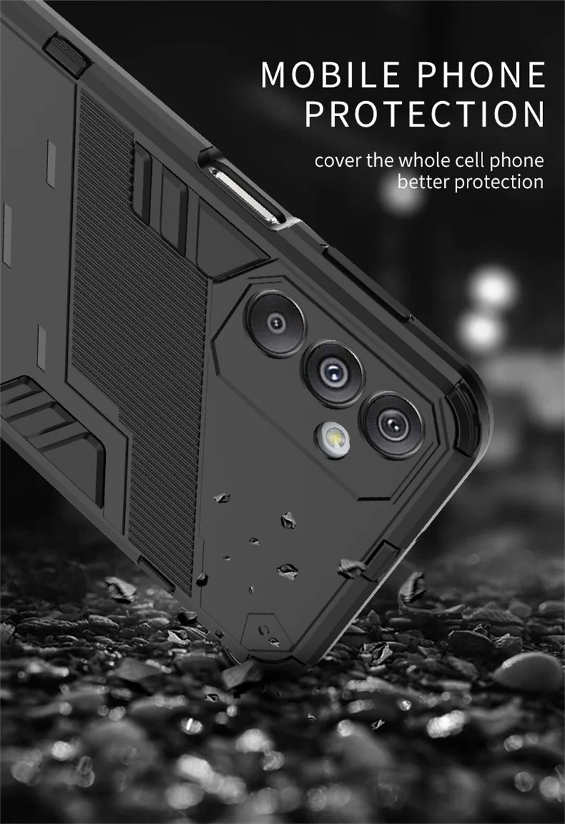 Magnetic Armor Phone Case for Samsung Galaxy M34 M54 M14 F14 A35 A55 A15 5G A05 A05S 4G Shockproof Stand Protection Back Cover S98ca5bb283234975bc93f04d461afe5au