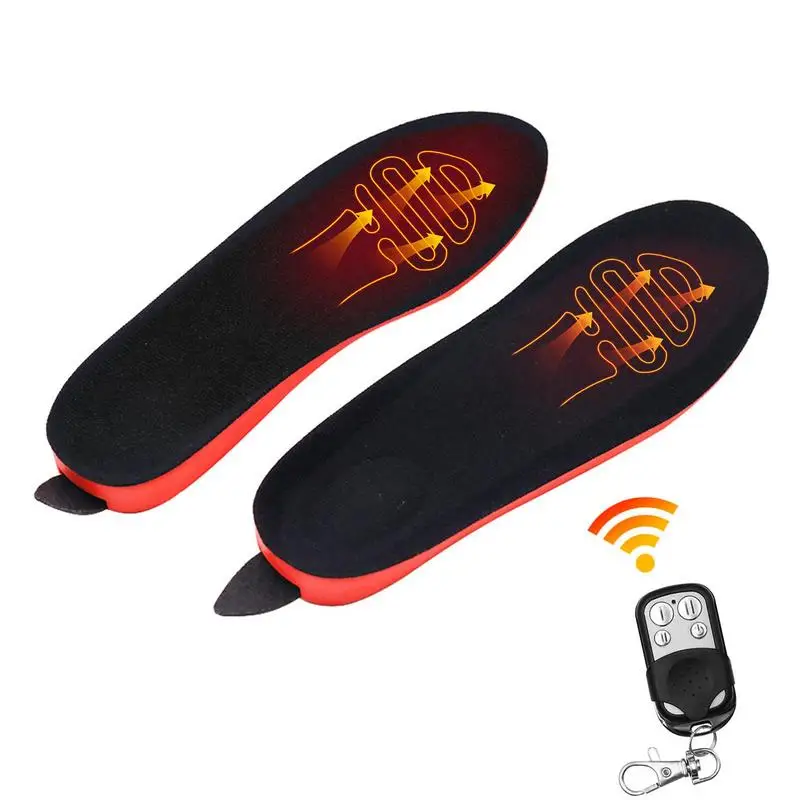 

Heated Insoles Rechargeable Electric Heating Insoles With Remote Control Wireless Foot Warmer For Men Women Insole Foot Warmers