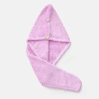 Pineapple Coral Fleece Turbo Hair Drying Hat Strong Absorption Hair Drying Towel Hat 4