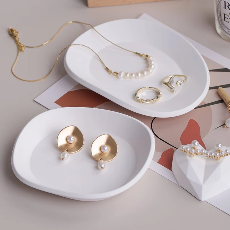 Moldes De Bandeja De Resina, Molde De Almacenamiento De Joyas, Posavasos Ovalados, Molde De Silicona, Moldes De Fundición De Resina Epoxi, Molde Para Manteles Individuales