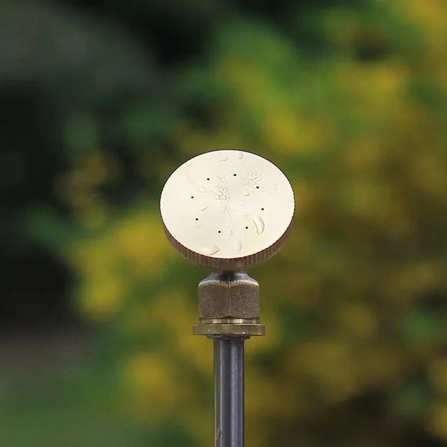 Teljes Réz 8 Lyukú Sprinkler Mezőgazdasági Kert Állítható Permetezőgép Finom Porlasztási Nagynyomású - Image 5