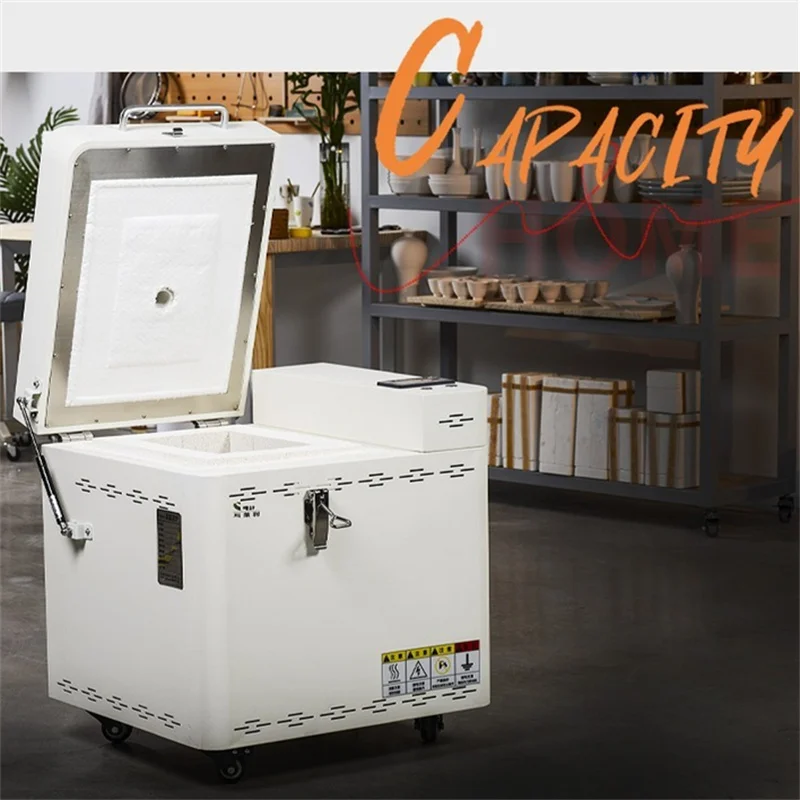 220V Ceramic Experimental Firing Household Intelligent Electric Kiln 0.02m &sup3; High-temperature Electric Kiln