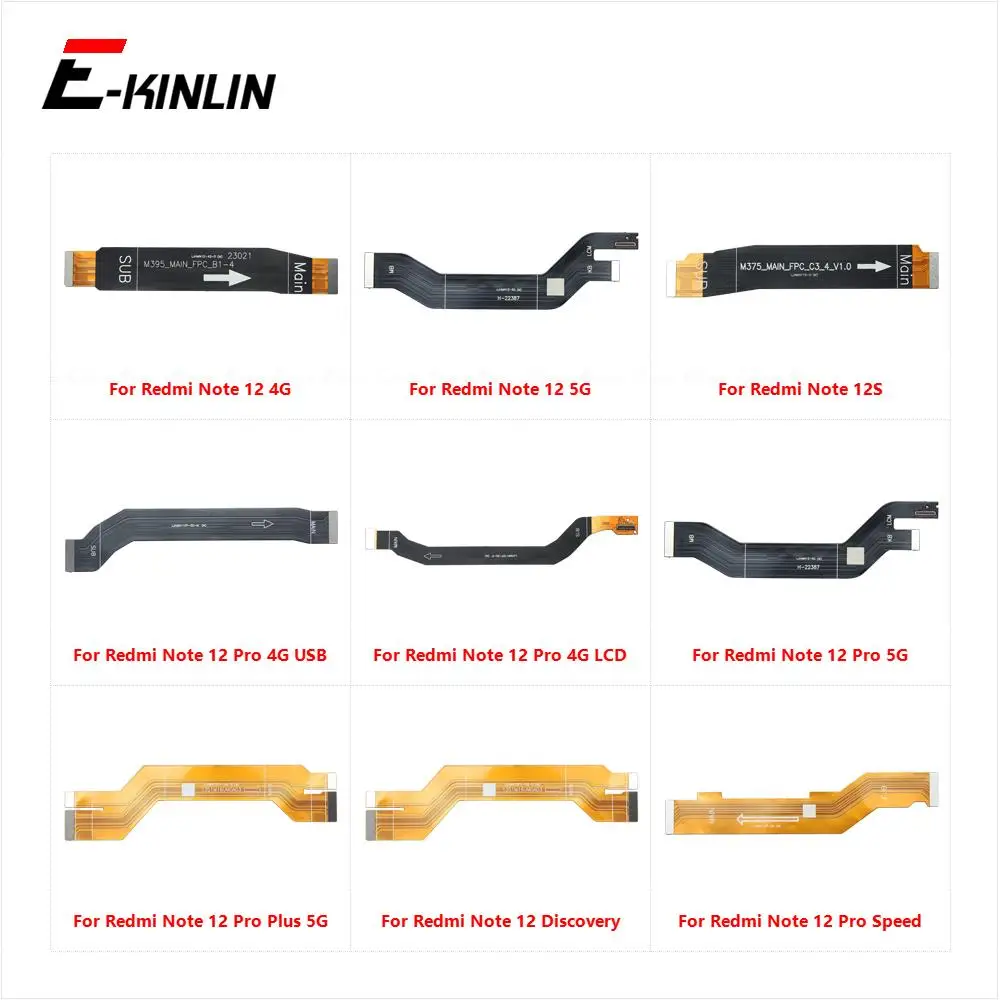 

Main Motherboard Connector LCD Display Flex Cable For XiaoMi Redmi Note 12S 12 Pro Plus Discovery Speed 4G 5G