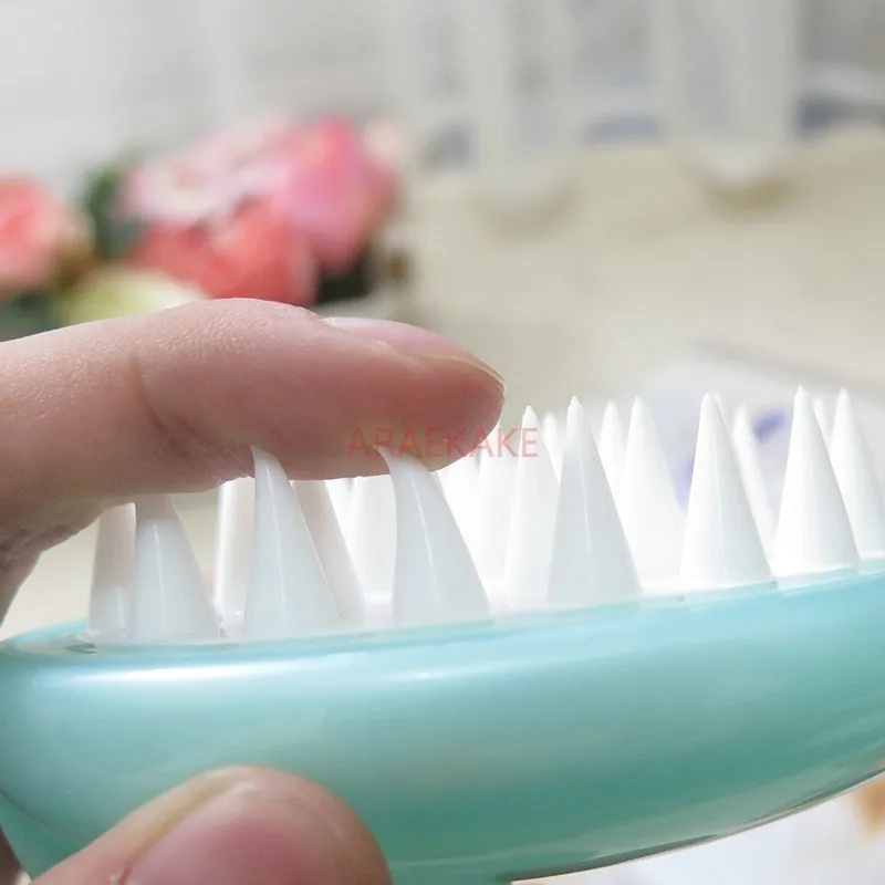 Second generation Whale Pet Cat Massage Comb Dog Silicone Bath Brush Hair Removal Brush