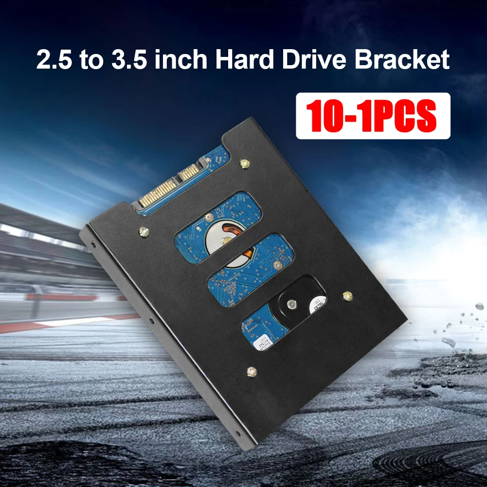1/2/5/10PCS SSD HDD 2.5 inch to 3.5 inch Mounting Adapter Bracket for ...