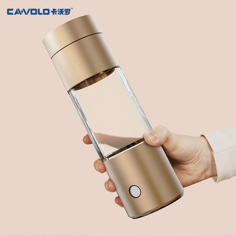 

New Technology 300ml Hydrogen Rich Water Cup Portable SPE PEM H2 Water Electrolysis Hydrogen Water Ionizer Generator Bottle