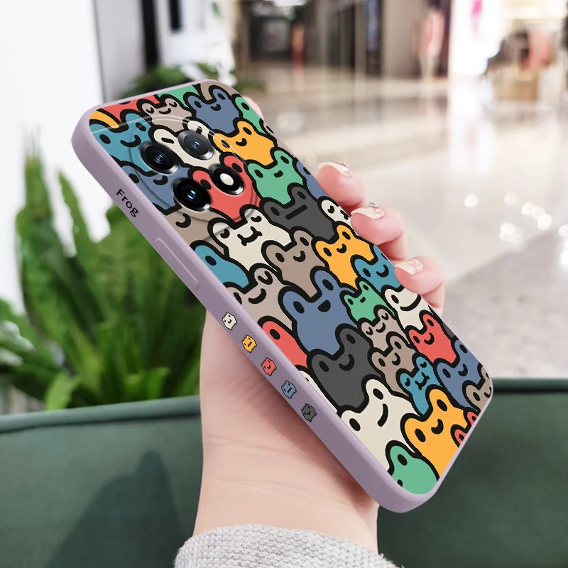 Vibrant Frog Liquid Silicone Phone Case