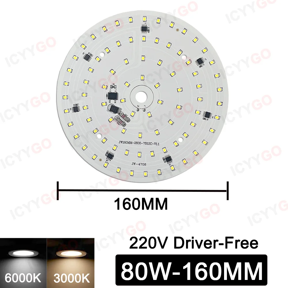1 Piece LED Panel Light AC220V Driver-Free 15W-100W for Ceiling, led lamp,led light panel