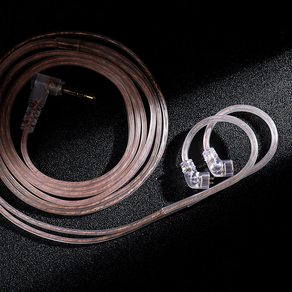 Qkza3イヤホンケーブル (マイク付き) 3.5mmの交換ケーブル (qkz